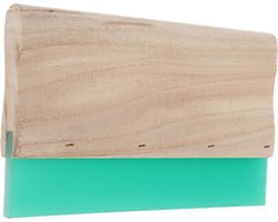 Zeefdrukrakel van hout, 20 cm - Zeefdruk Rakel voor printen op textiel of papier