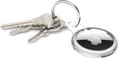 CHPN - Sleutelhanger geschikt voor AirTag - Transparante Houder voor Apple AirTag - Transparant - Plastic - Raak jouw sleutels niet meer kwijt