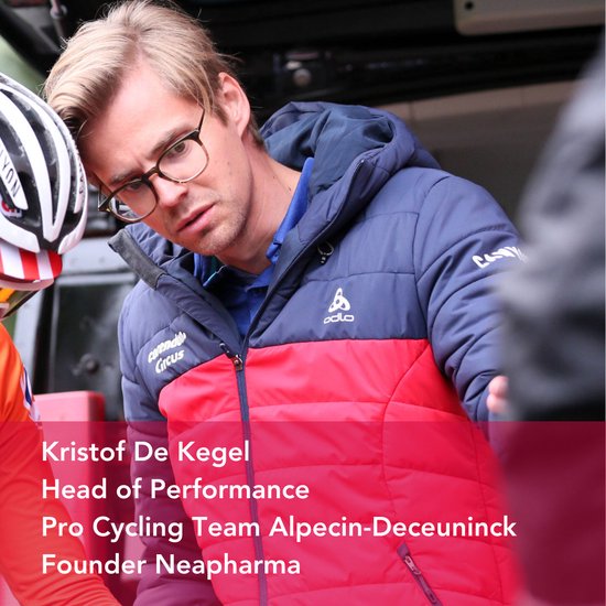 Kristof De Kegel, hoofd van performance van Pro Cycling Team Alpecin-Deceuninck en oprichter Neapharma.