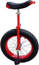 Funsport Monocycle Tout Terrain 20 Rouge avec pneu large pour le trial