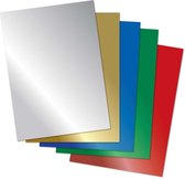 Spiegel karton 50 vellen A4 metallic - Reflecterend Karton - Glanzend Karton - Spiegel Papier - Metallic Karton - Spiegelend Knutselkarton - Glanspapier - Reflecterend Knutselpapier