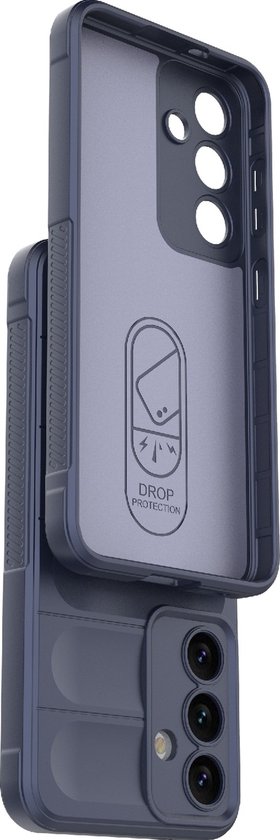 Mobigear Bumpy Coque de téléphone adaptée pour Samsung Galaxy S24 Case  Flexible TPU