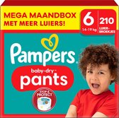 Pampers - Baby Dry Pants - Maat 6 - Mega Maandbox - 210 stuks - 15+ KG