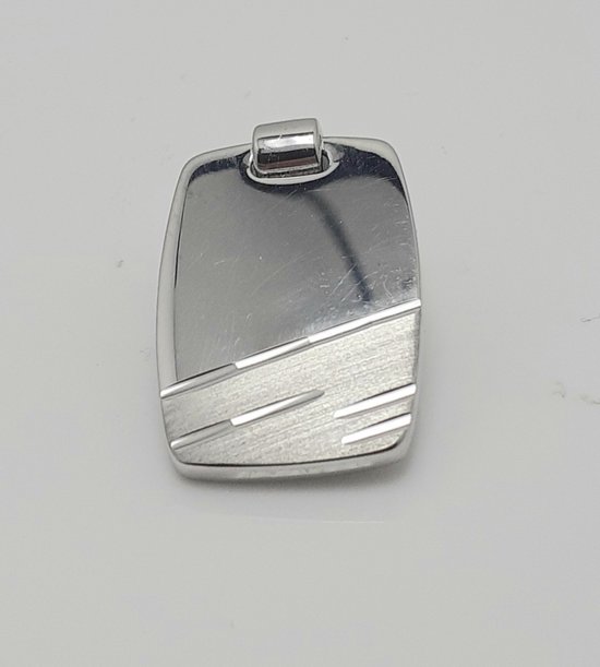 hanger - graveerplaatje - zilver - 925/000 - Verlinden juwelier