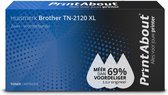 PrintAbout - Alternatief voor de Brother TN-2120 / Zwart 2 Pack