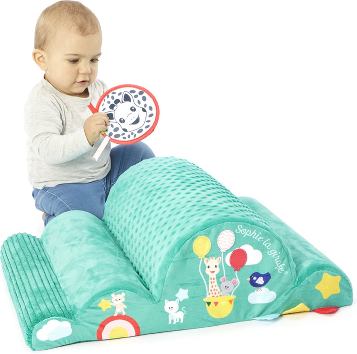 Sophie de Giraf Activity Cloud - Babyspeelgoed - Ontwikkeling en stimulatie voor baby's - Antislip - Vanaf 6 maanden - Meerkleurig — afbeelding 16