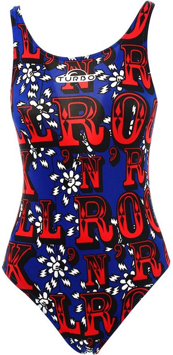 Turbo Rock Pro Resist Zwemkleding Rood,Blauw L Vrouw Red / Royal