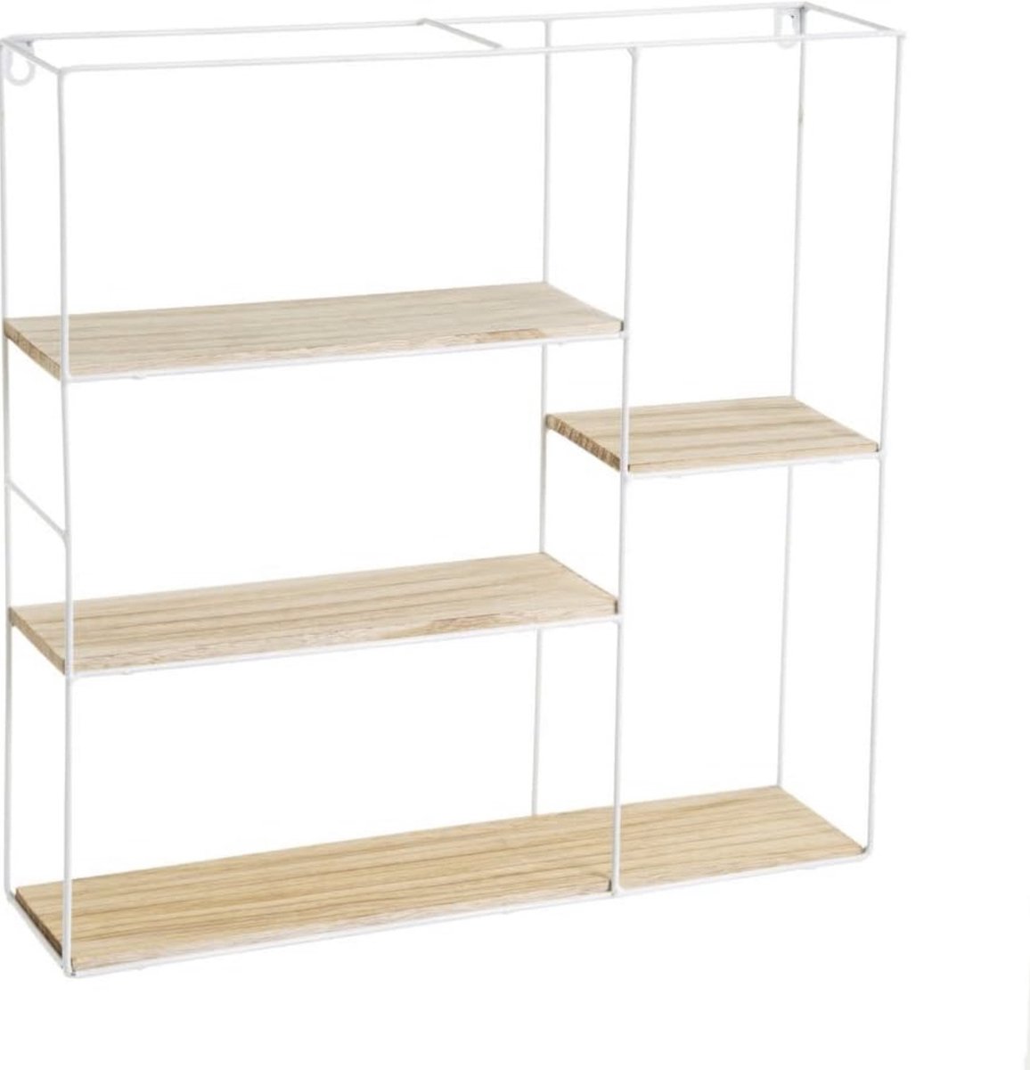 Madam Stoltz Multifunctioneel wandrek met 7 planken