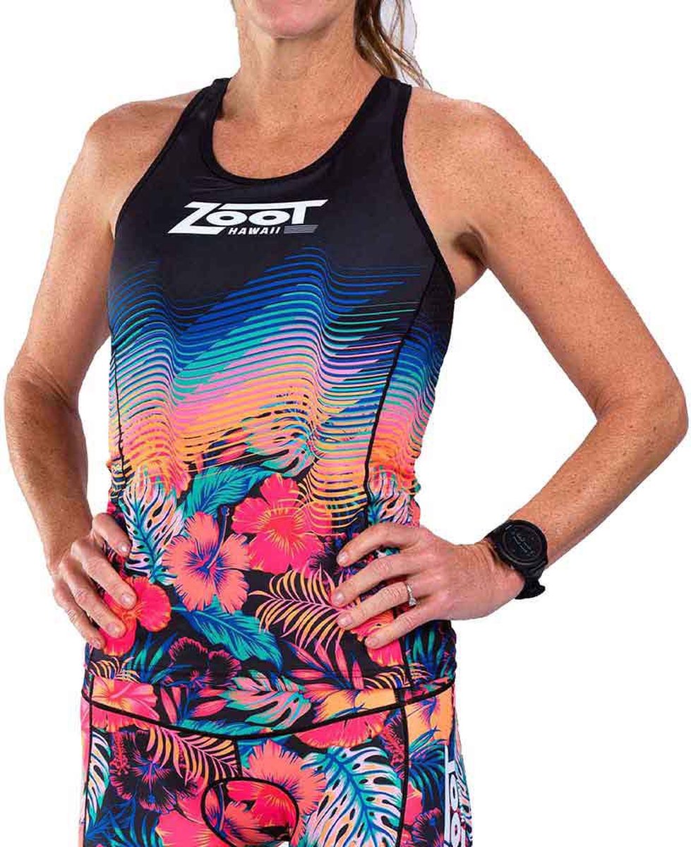 Zoot Ltd Tri Racerback Mouwloos Triatlonpak Veelkleurig S Vrouw