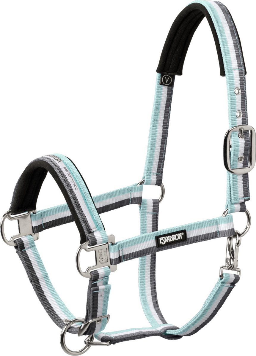 Eskadron Halster Eskadron Pin Buckle Lichtblauw-wit