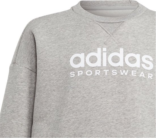 adidas Sportswear Fleece Sweatshirt Kids - Kinderen - Grijs- 152
