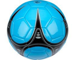 Get & Go Mini Voetbal - Blauw/Zwart - Maat 3 - Ca. 19 cm - PVC