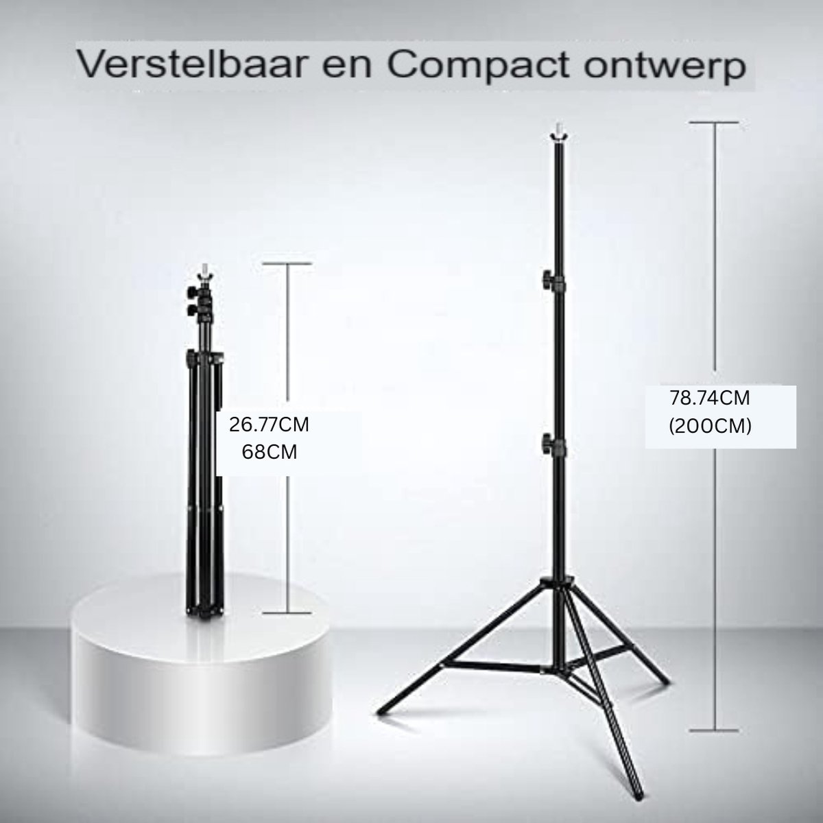 Green Screen Met Statief Achtergrondsysteem Green Screen Doek