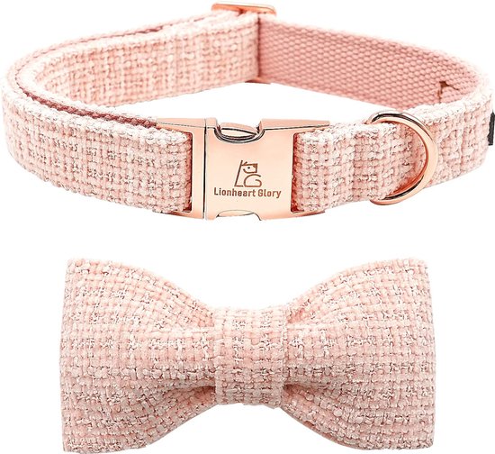 Female dog collar with bow sales