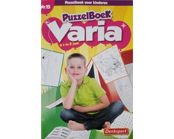 foto van Denksport Varia 6 t/m 8 jaar - Puzzelboek voor kinderen
