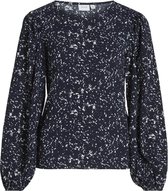 Vila Blouse Vipeffi Dew L/s Top - Noos 14093121 Navy Blazer Dames Maat - XS