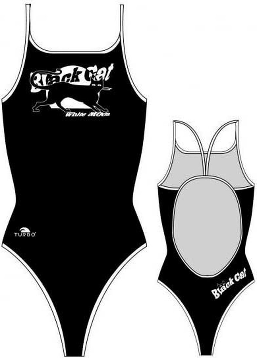 Turbo Cat 2012 Zwemkleding Zwart S Vrouw Black
