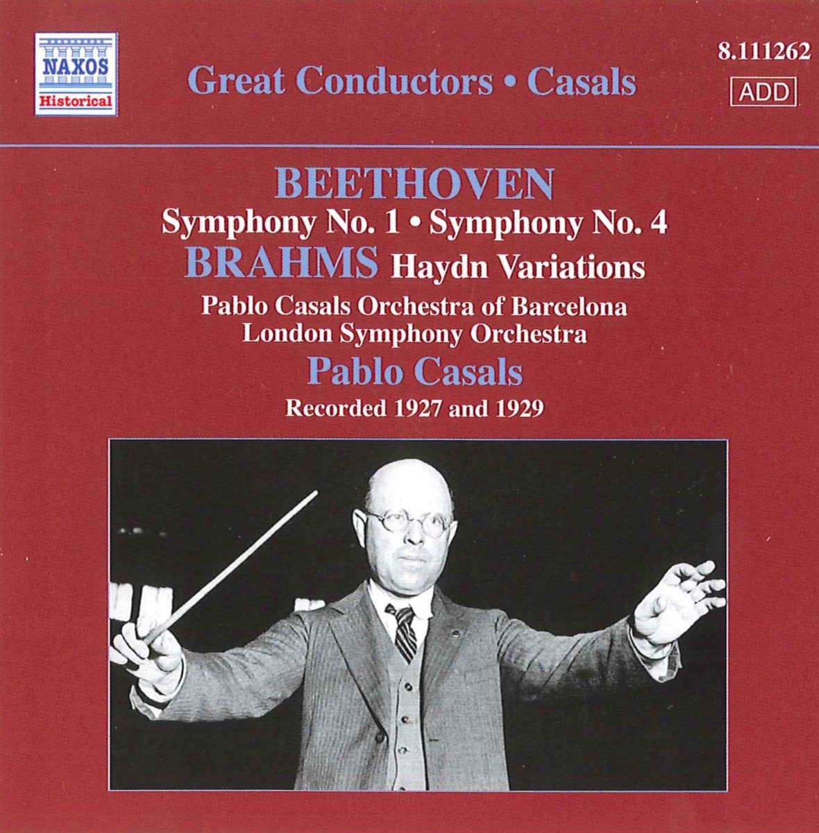 Pablo Casals - Symph. 1&4 | Haydn Variations (CD)