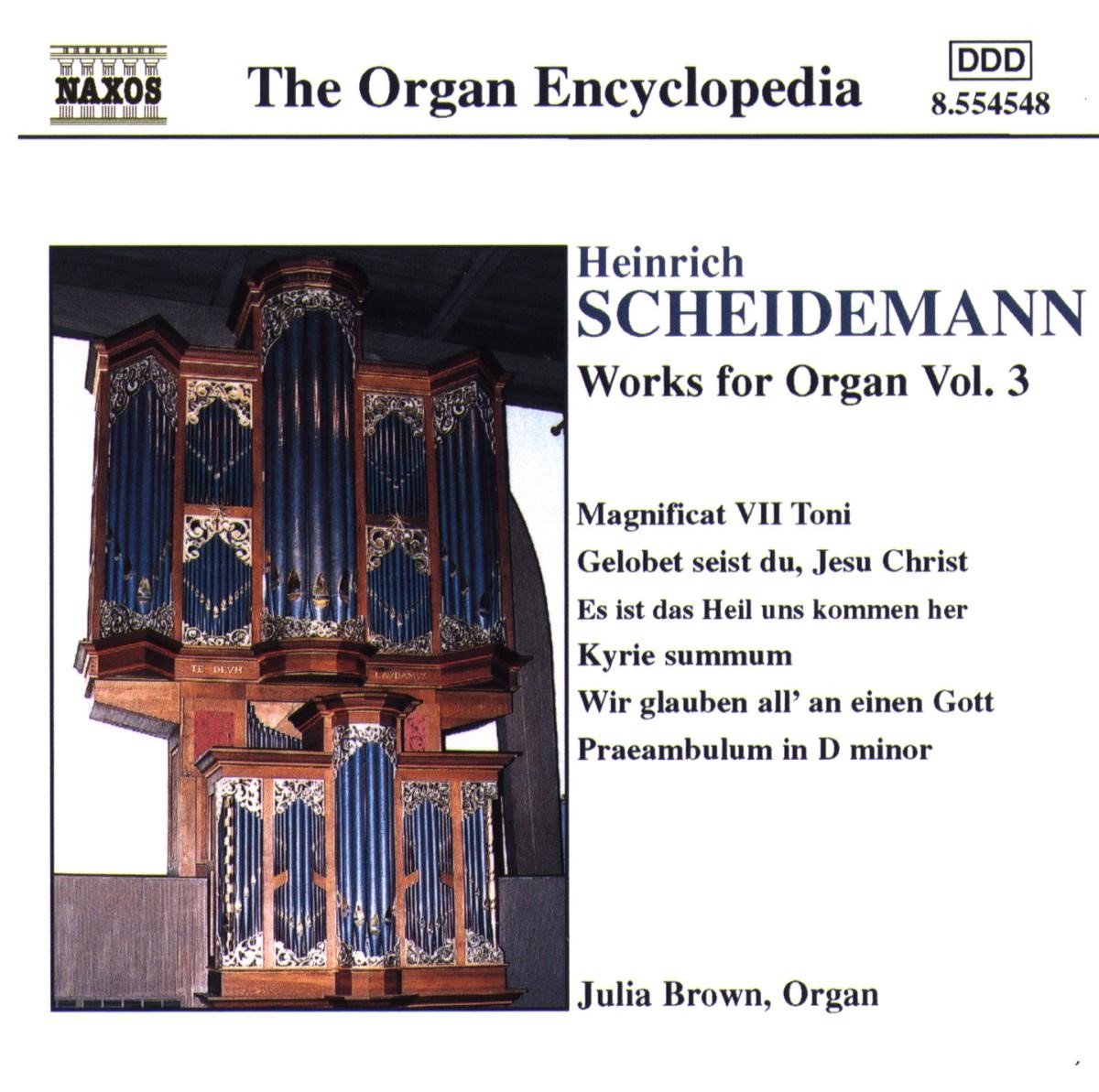 Julia Brown - Scheidemann: Organ Works 3 (CD)