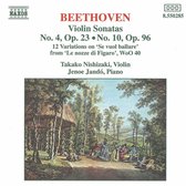 Takako Nishizaki & Jeno Jando - Beethoven: Violin Sonatas 4 & 10 (CD)