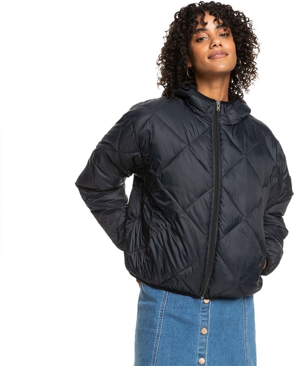 Roxy Wind Swept Jas 2XL Vrouw Antraciet