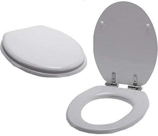 mécanisme de fermeture I Haute qualité - abattant de toilettes à dégagement rapide pour un nettoyage facile, abattant de toilettes Duroplast