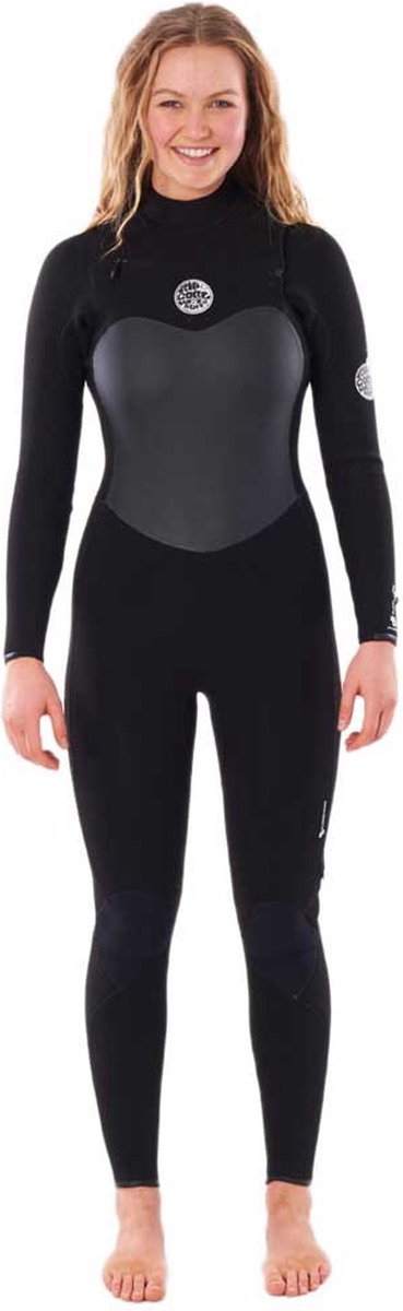 Rip Curl Flashbomb 4/3 Mm Damespak Met Borstrits Zwart MT