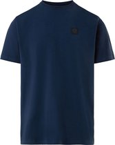 North Sails Logo 692914 T-shirt Met Korte Mouwen Blauw XS Man
