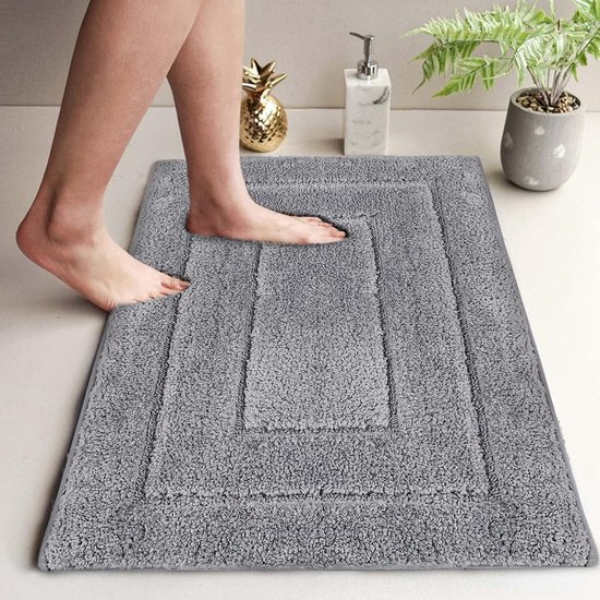 Houten Douchemat,Badkamer Douchemat,Luxe Badmat Houten,Antislip Houten Douche Voet Pad,Nieuw Ontwerp Met Latten,Met Antislipvoeten,voor Douche,Spa en Sauna (110x75cm/43x30in