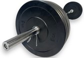Padisport - Olympische Halterset - Halterset - 90 KG - Olympische Halterstang - Barbell Set - Barbell Met Gewichten - Halterstang Met Gewichten