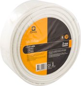 Q-link coax kabel - RG59 - 75 Ohm - Ø 6 mm - Premium Quality - 50 meter - Wit
