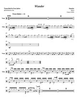 Drum Sheet Music: Kamelot - Kamelot - Wander