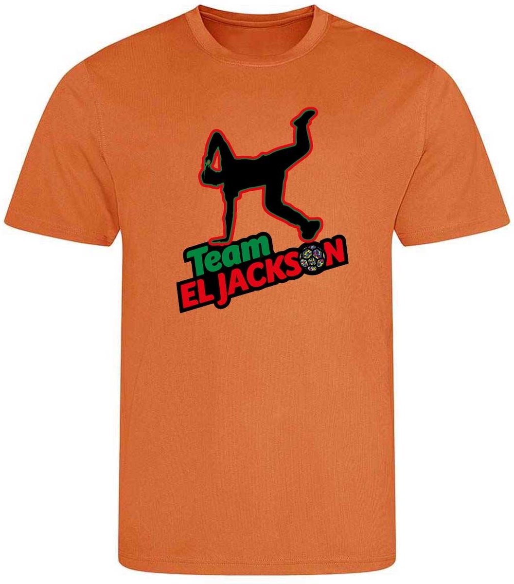 El Jackson T-Shirt - MOUNTAIN ORANGE - (164-XXL) - VOETBALSHIRT - SPORTSHIRT