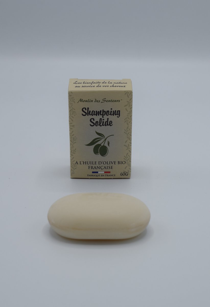 Shampoo bar moulin des senteurs met bio olijfolie - 60 gram