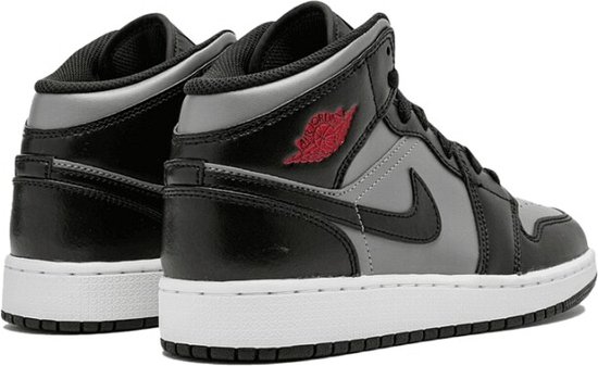 Air Jordan 1 Mid Shadow Red GS 554725 096 Maat 38 ROOD Schoenen