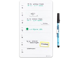 GreenStory - Weekplanner Whiteboard - Sticky Whiteboard - met Sticky Pen