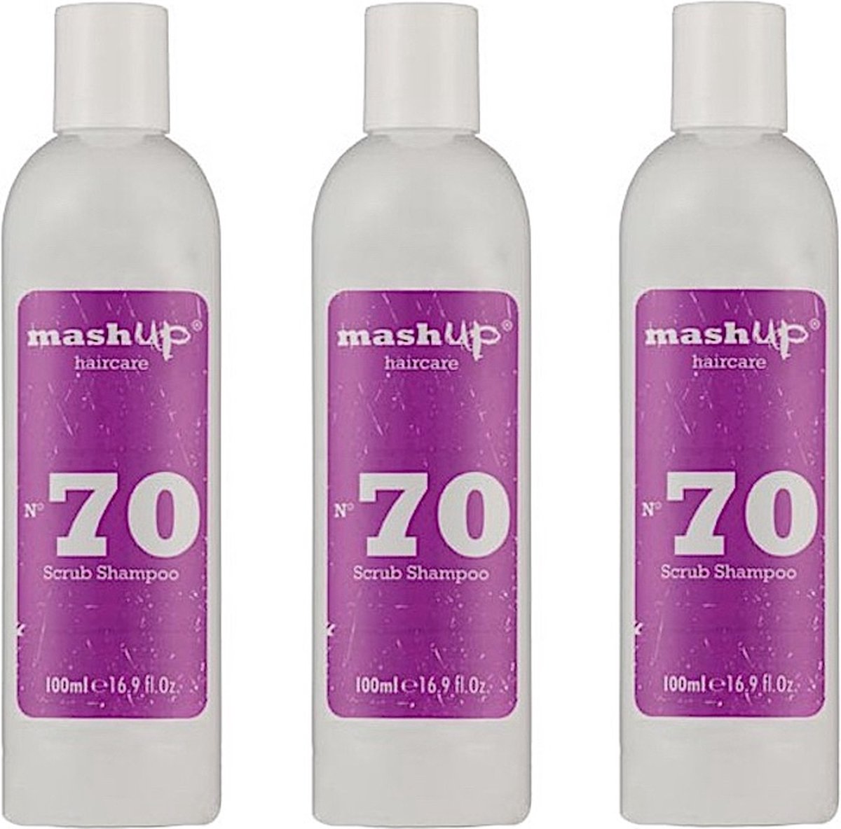 mashUp haircare N° 70 Scrub Shampoo 100ml – 3 stuks