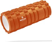 Matchu Sports - Foam roller - Foamroller - Triggerpoint massage - Massage roller - 33 cm - Hard - Oranje