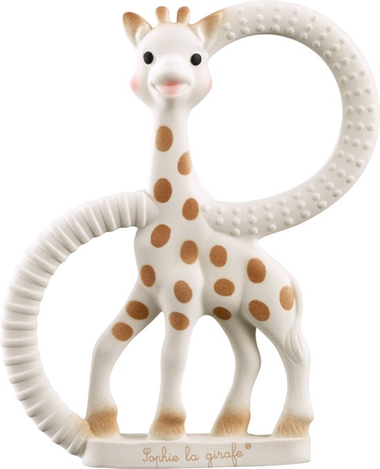 Sophie de giraf Sophiesticated Cadeauset - Baby speelgoed - Sophie de giraf & So Pure bijtring - Kraamcadeau – Babyshower cadeau - 4-Delig