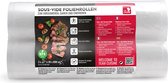 TEAM CUISINE | Vacumeerrollen | Vacuümrollen | Vacumeerfolie | Set van 2 rollen | 28 x 600 cm