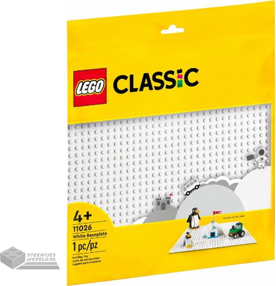 Lego® Classic - La Plaque De Base Blanche - 11010 au meilleur prix
