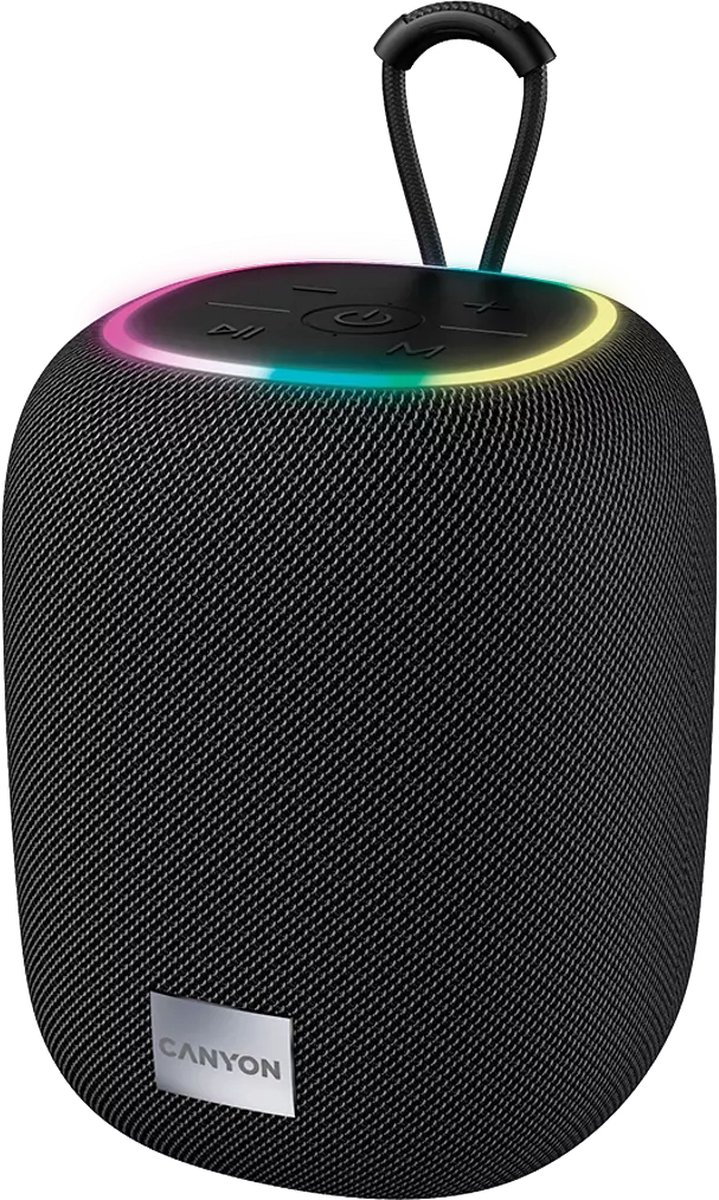 Canyon BSP-8 - Bluetooth Speaker - 10W - RGB Verlichting - Zwart