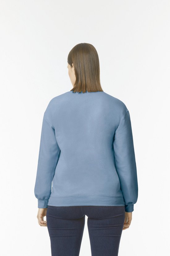 Sweatshirt Unisexe S Gildan Col rond Manche longue Blue Pierre 80% Katoen, 20% Polyester