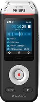 Philips Voice Tracer DVT2110 / 00 Dictaphone Flash card Zwart, Chrome