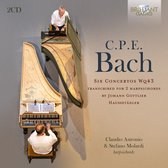 Claudio Astronio & Stefano Molardi - C.P.E Bach: Six Concertos Wq43 Transcribed For 2 Harpsichards (2 CD)
