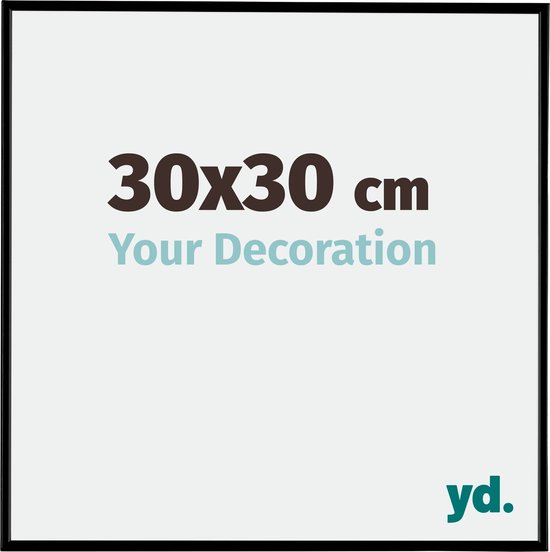 Cadre Photo Your Decoration Evry - 30x30cm - Zwart Mat