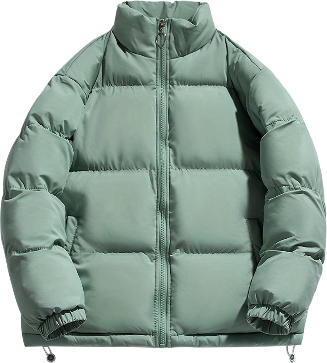 Livano Winterjas Voor Dames Faux Fur Bontkraag Parka Jas Winter Volwassen Groen