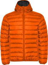 Gewatteerde jas met donsvulling Vermiljoen Oranje model Norway merk Roly maat S