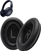 Mix Media oorkussens geschikt voor Bose QC 45 / QC SE - Koptelefoon oorkussens geschikt voor Bose Quietcomfort 45 zwart