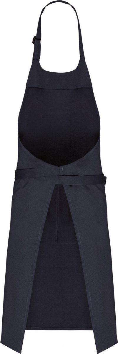 Schort/Tuniek/Werkblouse Unisex One Size Kariban Navy 100% Katoen